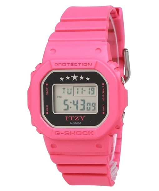 카시오 G-Shock ITZY 콜라보레이션 디지털 바이오 기반 수지 스트랩 쿼츠 GMD-S5610IT-4A 200M 여성용 시계