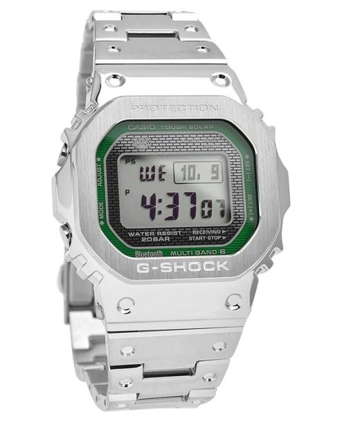 카시오 G-Shock 풀 메탈 디지털 터프 솔라 GMW-B5000D-3 200M 남성용 시계