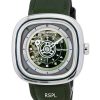 Sevenfriday T-Series Green-T 스켈레톤 다이얼 오토매틱 T1/06 SF-T1-06 남성용 시계