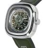 Sevenfriday T-Series Green-T 스켈레톤 다이얼 오토매틱 T1/06 SF-T1-06 남성용 시계