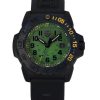 Luminox Navy SEAL Foundation 고무 스트랩 그린 다이얼 쿼츠 다이버 XS.3517.NSF.SET 200M 남성용 시계 추가 스트랩 포함