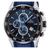 Festina The Originals 크로노그래프 러버 스트랩 블루 다이얼 쿼츠 F20330-A 100M 남성용 시계