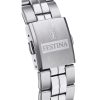 Festina Classics 스테인리스 스틸 화이트 다이얼 쿼츠 F20437-1 100M 남성용 시계