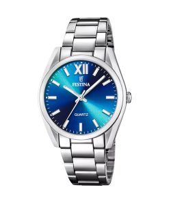 Festina Alegria 스테인리스 스틸 블루 다이얼 쿼츠 F20622-I 여성용 시계