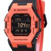 카시오 G-Shock 디지털 스마트폰 링크 바이오 기반 오렌지 수지 스트랩 쿼츠 GD-B500FL-4 200M 남성용 시계