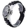 재생품 Orient Ray II 고무 스트랩 블랙 다이얼 자동 FAA02007B9 200M 남성용 시계