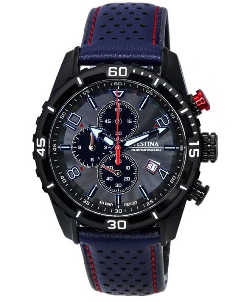 Festina Sport 크로노그래프 스포츠 블랙 다이얼 쿼츠 F20519-3 F205193 100M 남성용 시계