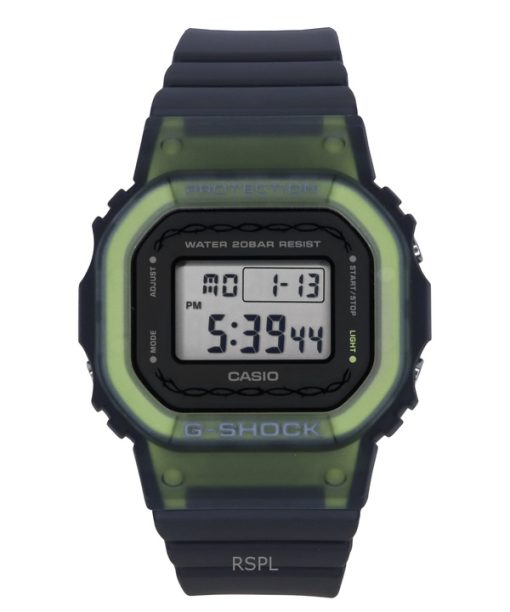 카시오 G-Shock 디지털 시즌 컬렉션 2024 바이오 기반 수지 스트랩 쿼츠 GMD-S5610RS-8 200M 여성용 시계