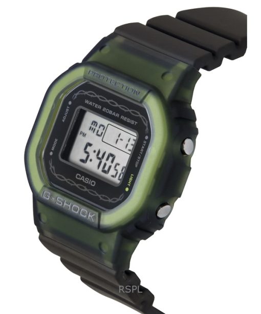 카시오 G-Shock 디지털 시즌 컬렉션 2024 바이오 기반 수지 스트랩 쿼츠 GMD-S5610RS-8 200M 여성용 시계