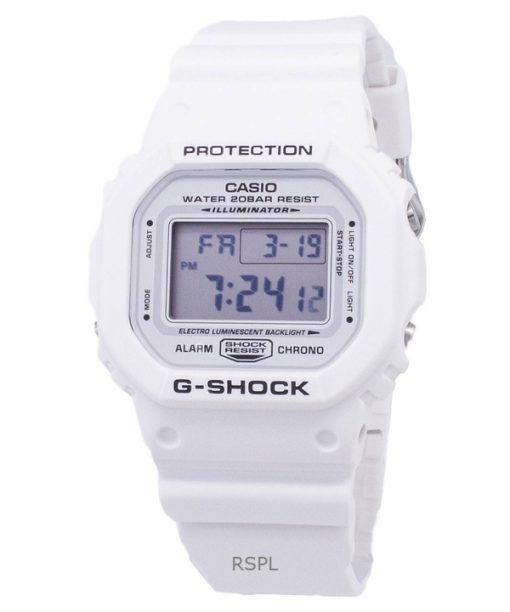 재생품 카시오 G-Shock 디지털 레진 스트랩 쿼츠 DW-5600MW-7 200M 남성용 시계