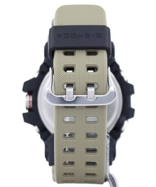 재생품 카시오 G-Shock Mudmaster 아날로그 디지털 트윈 센서 수지 스트랩 블랙 다이얼 쿼츠 GG-1000-1A5 200M 남성용 시계