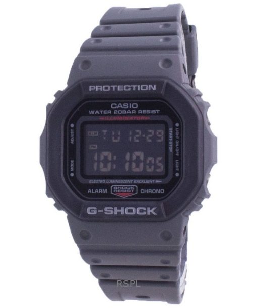 재생품 카시오 G-Shock 디지털 레진 스트랩 쿼츠 DW-5610SU-8 200M 유니섹스 시계